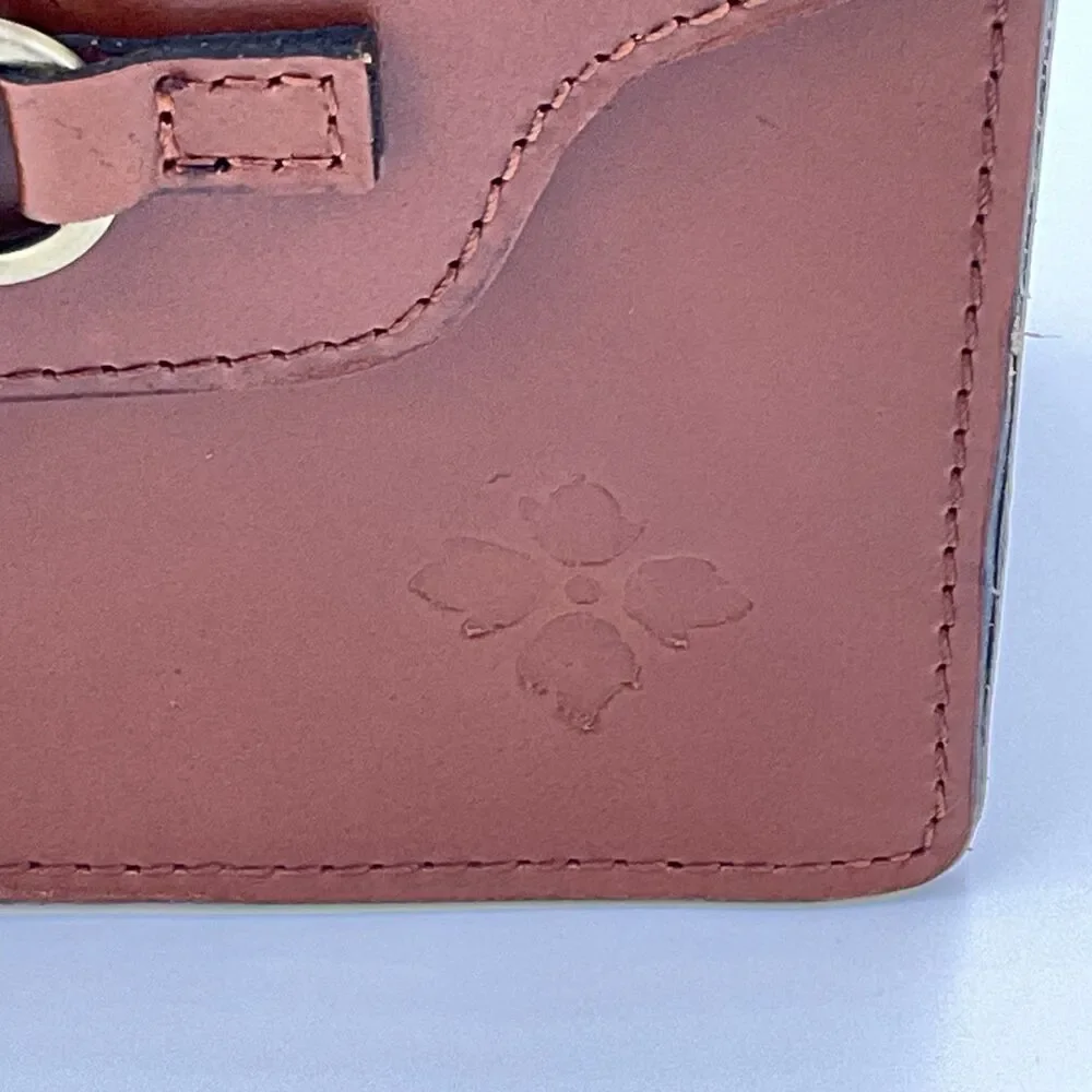 PATRICIA NASH Heritage Porcili‎ Tan Top Handle Leather Bag Purse P79901